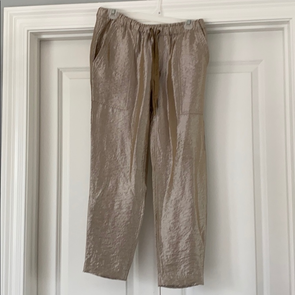 J Crew Gold Joggers